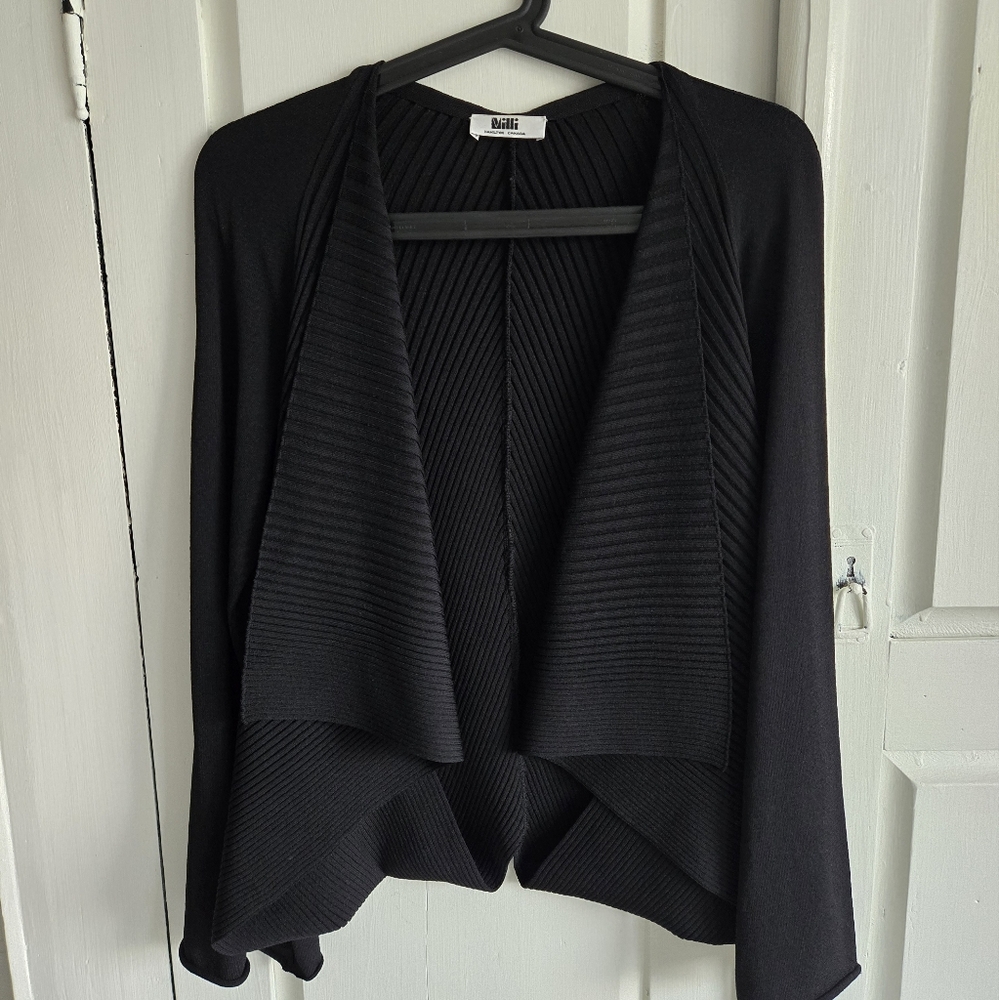 MILLI Made in Italy Super Unique Ribbed Texture Blazer Alternative in Size Med/L